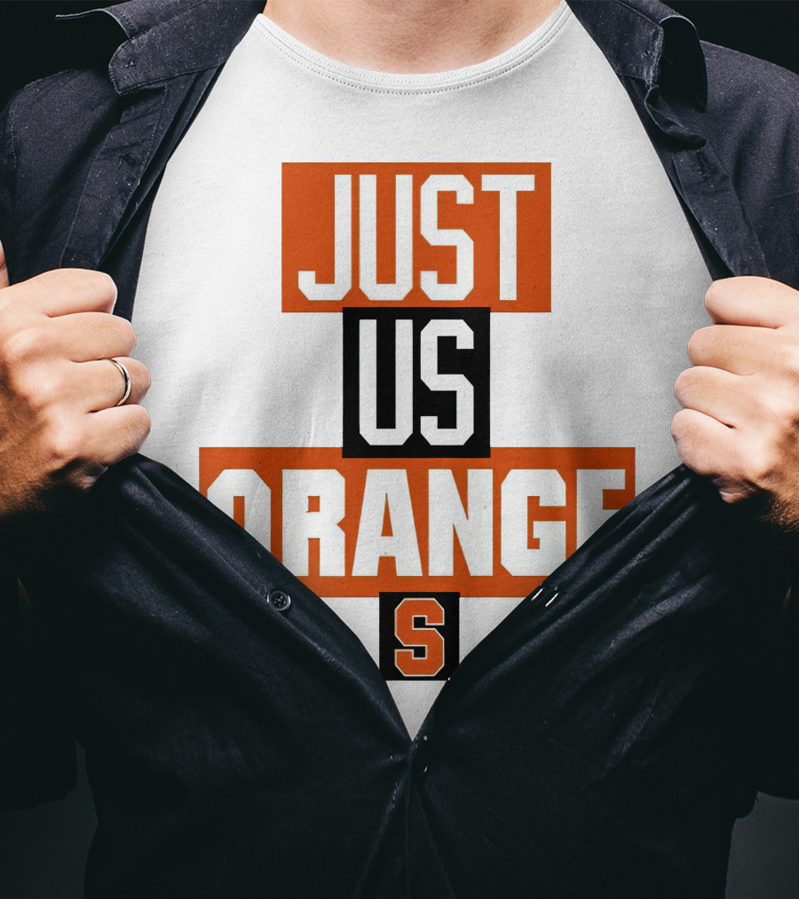 Just Us Orange Syracuse S T-Shirt