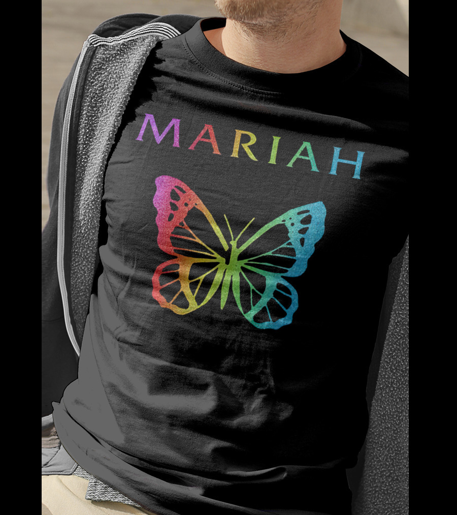 Mariah Carey Butterfly Rainbow Merch T-Shirt