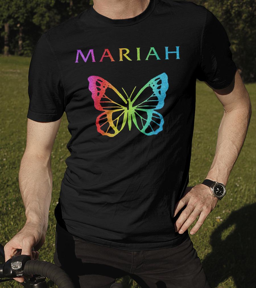 Mariah Carey Butterfly Rainbow Merch T-Shirt
