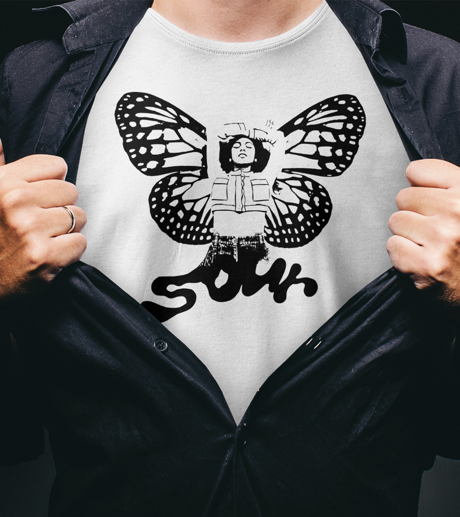 Traitor Olivia Rodrigo Sour Butterfly Wings T-Shirt