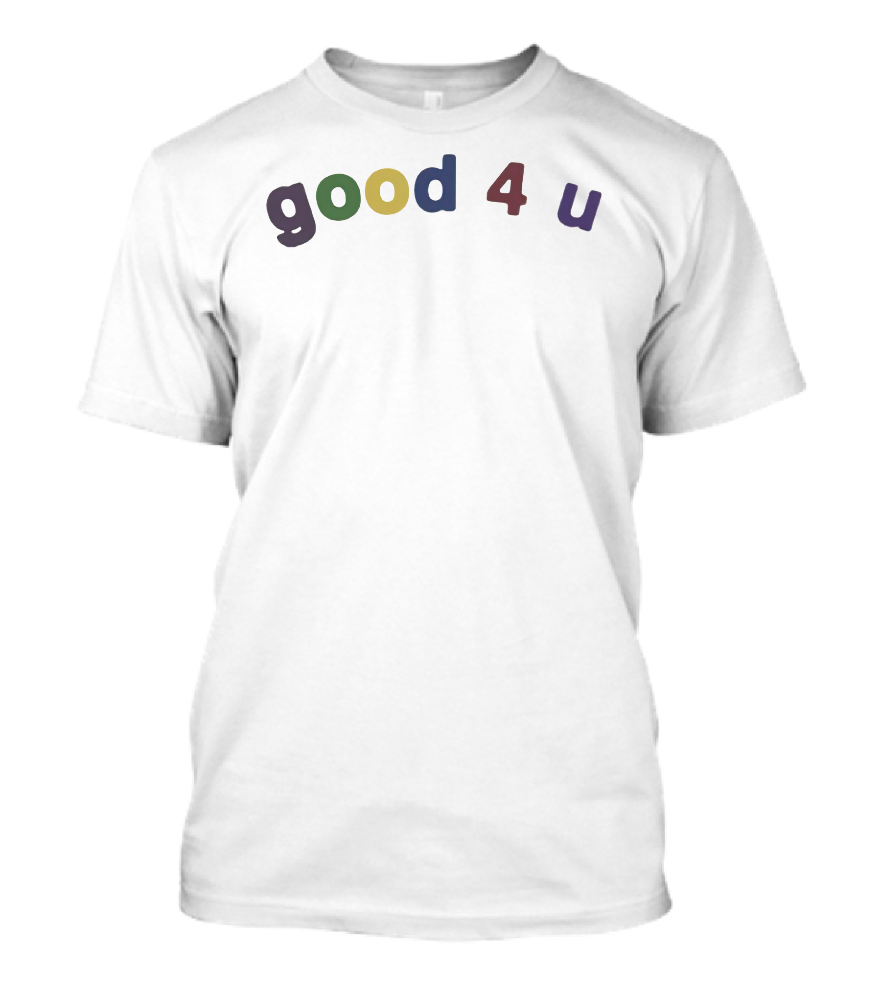 Olivia Rodrigo Good 4 U Multicolor Lettering T-Shirt