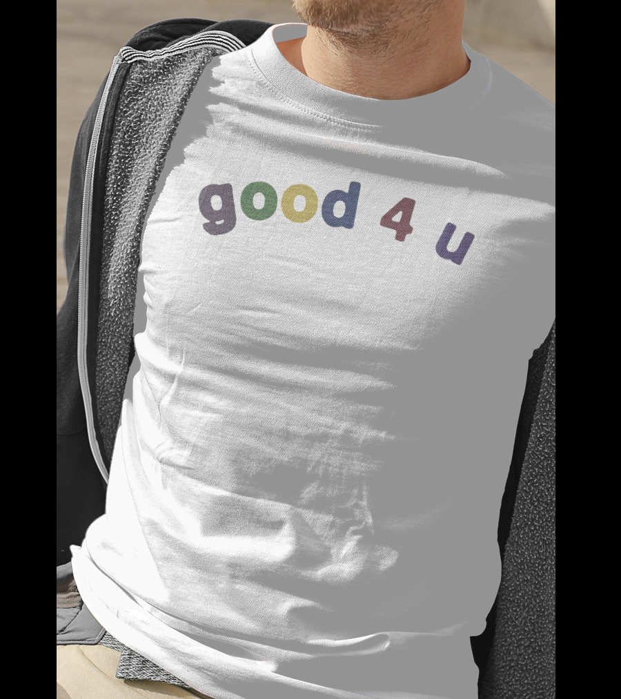 Olivia Rodrigo Good 4 U Multicolor Lettering T-Shirt