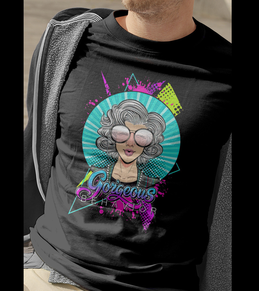 Gorgeous Behavior Granny Merch Vibrant T-Shirt