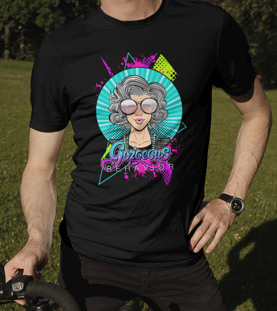 Gorgeous Behavior Granny Merch Vibrant T-Shirt