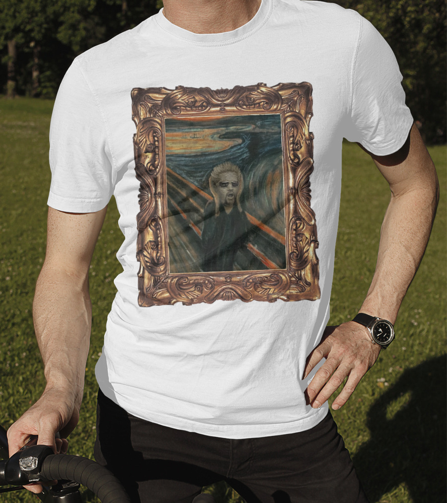 Guy Fieri The Scream Painting T-Shirt