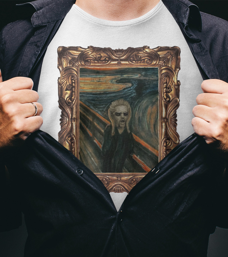 Guy Fieri The Scream Painting T-Shirt