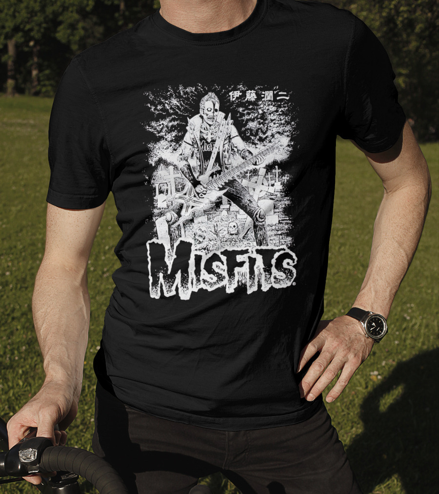 MISFITS Junji Ito Merch Font T-Shirt
