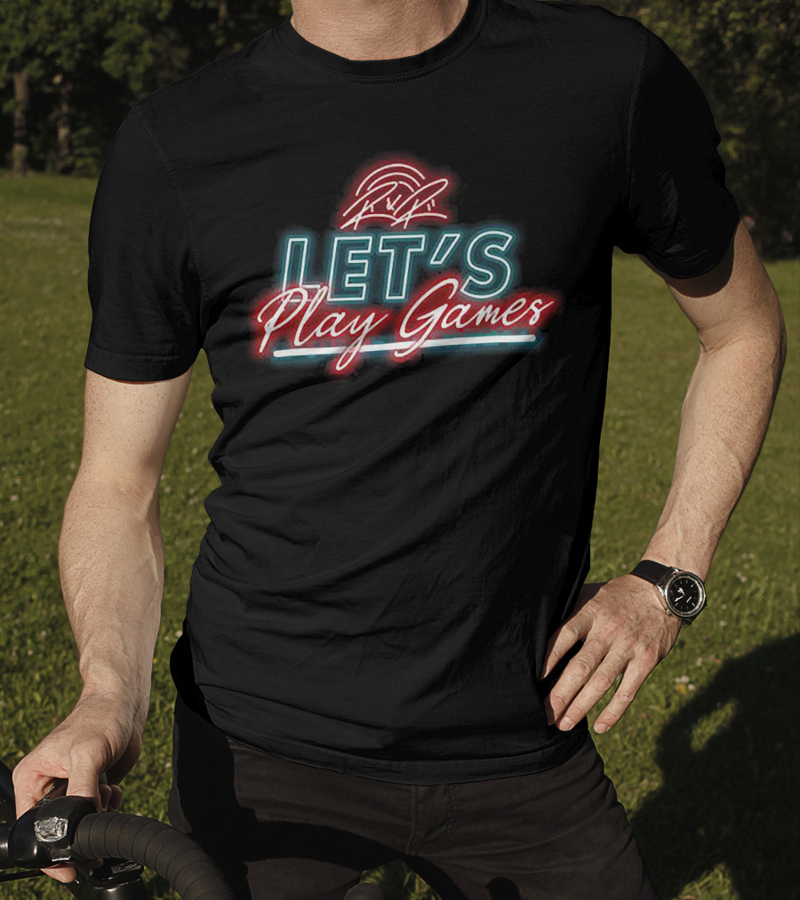 R&R Let's Play Games Neon T-Shirt