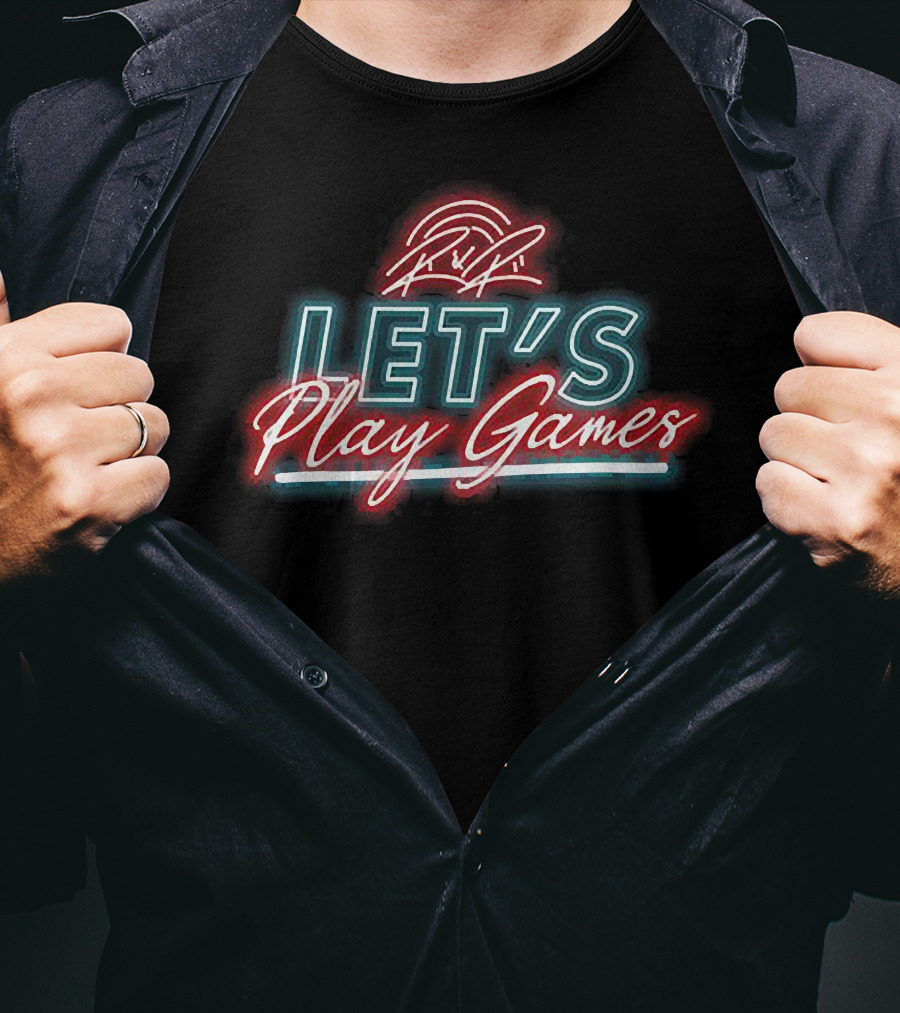 R&R Let's Play Games Neon T-Shirt