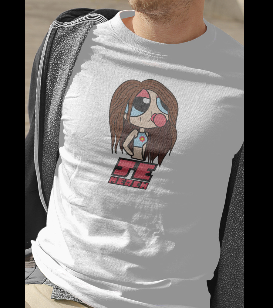 JE Merch Jenelle Eason Cartoon Character Popping Bubblegum T-Shirt