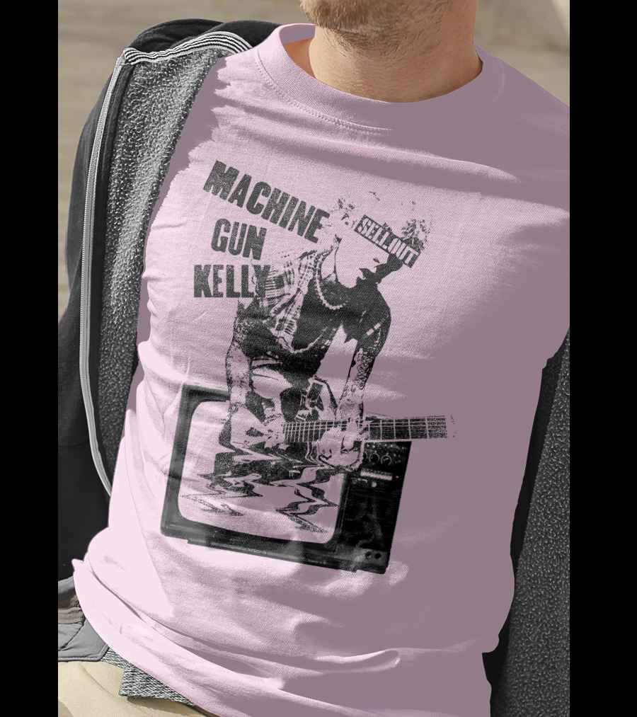 Machine Gun Kelly Sellout TV Guitar T-Shirt