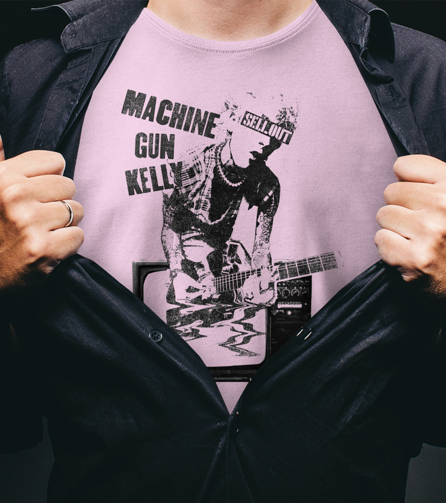 Machine Gun Kelly Sellout TV Guitar T-Shirt