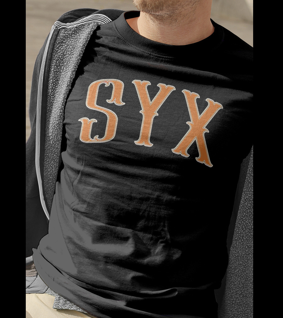 Imdontai Merch Syx Bold Orange Letters T-Shirt