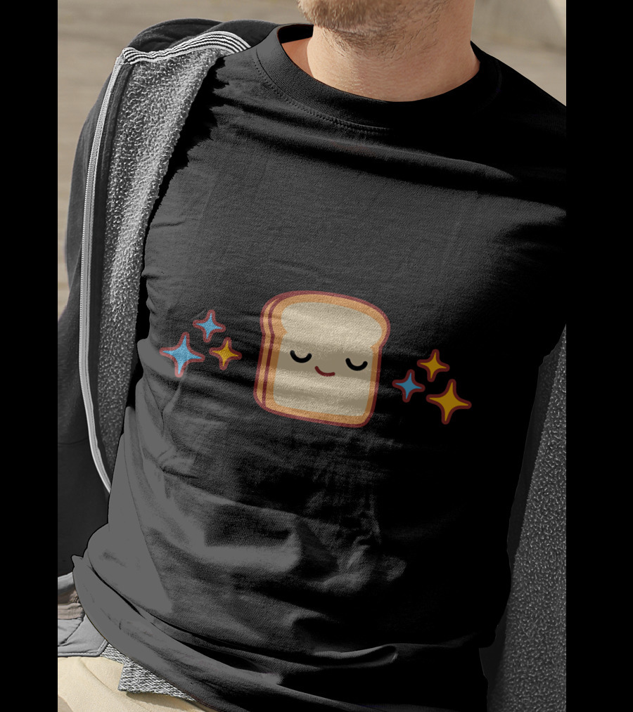 Kyr Speedy Merch Cute Toast With Sparkles T-Shirt