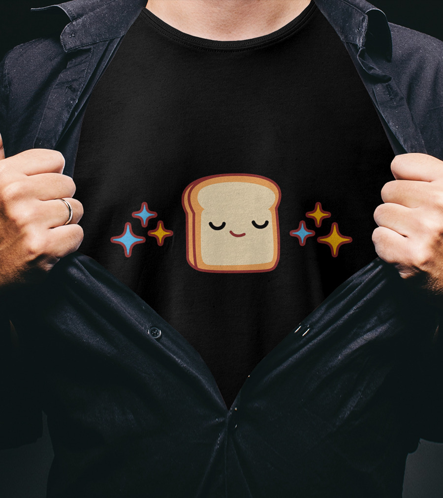 Kyr Speedy Merch Cute Toast With Sparkles T-Shirt