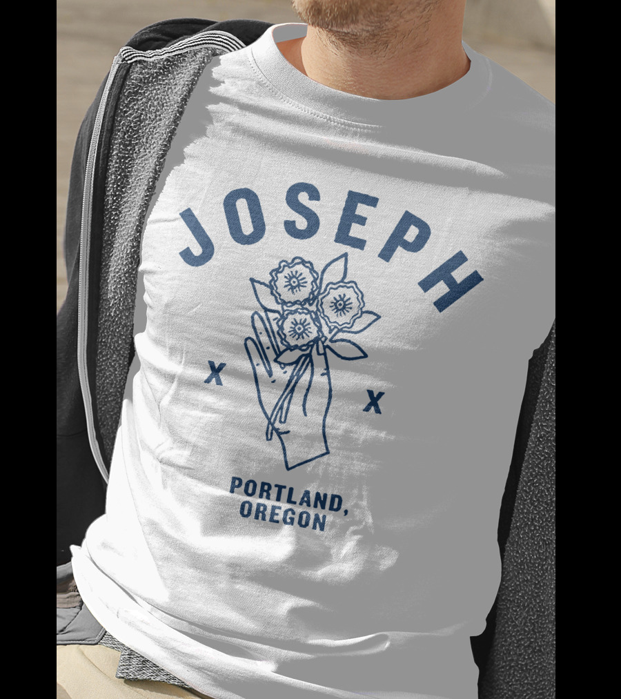Joseph Portland Oregon Floral Hand T-Shirt
