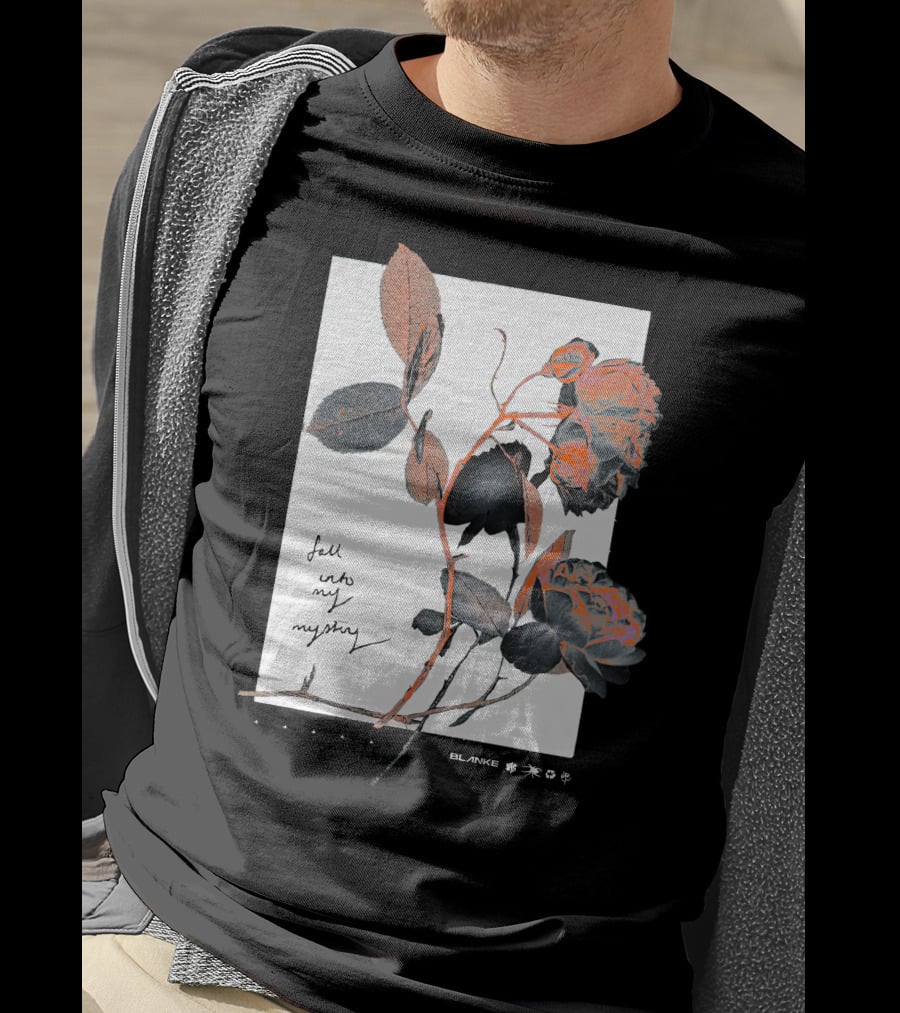 Blanke Fall Into My Mystery Roses T-Shirt