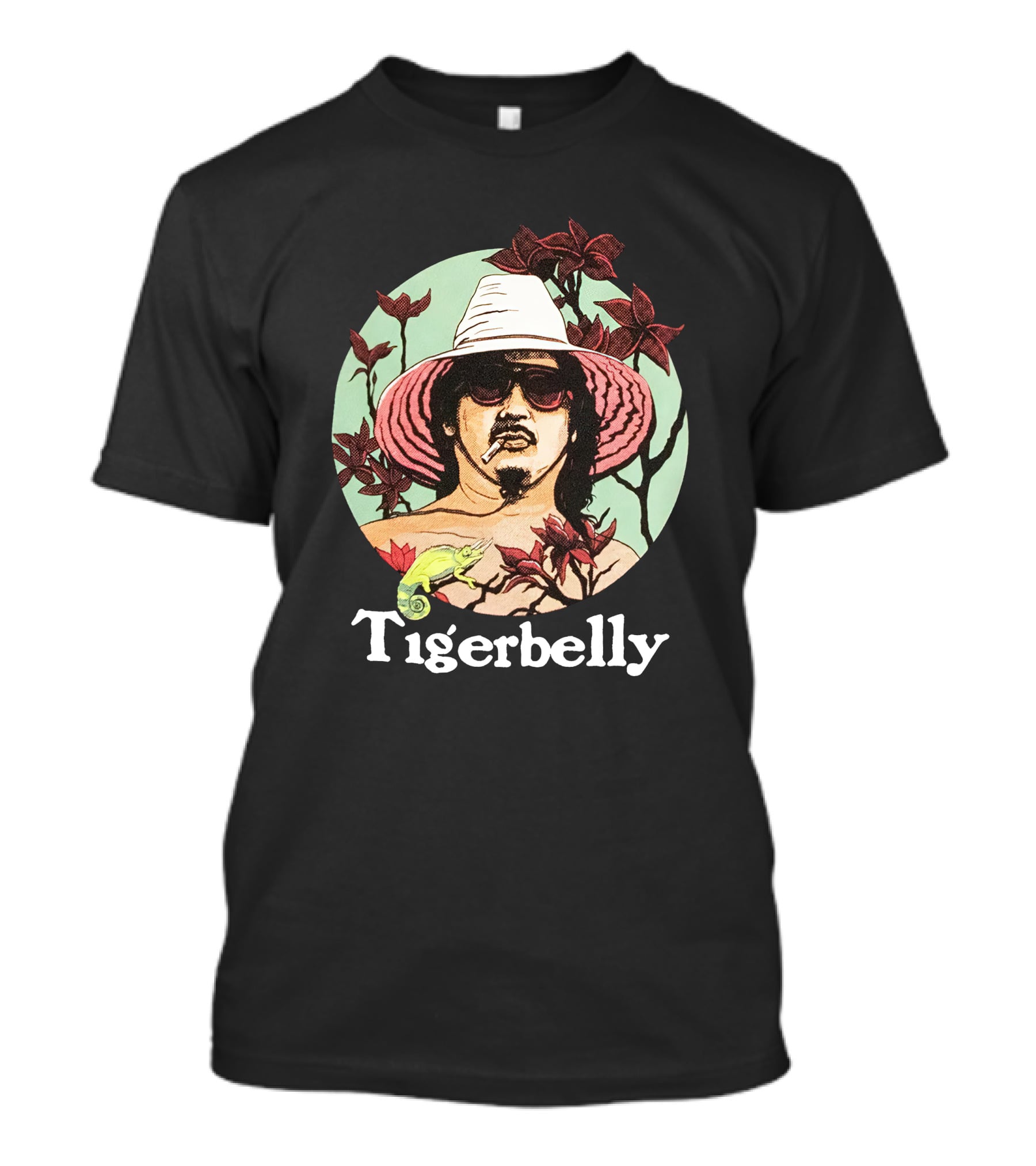 Tigerbelly Merch Hawaii Bobo Chameleon Tropical Hat Sunglasses T-Shirt