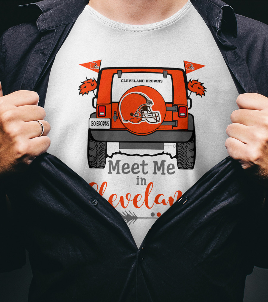 Cleveland Browns Meet Me In Cleveland Go Browns T-Shirt
