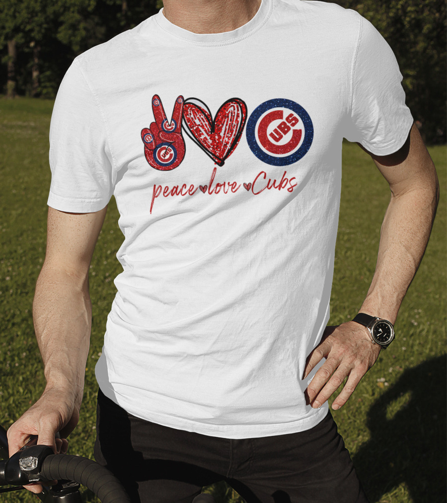Peace Love Cubs T-Shirt