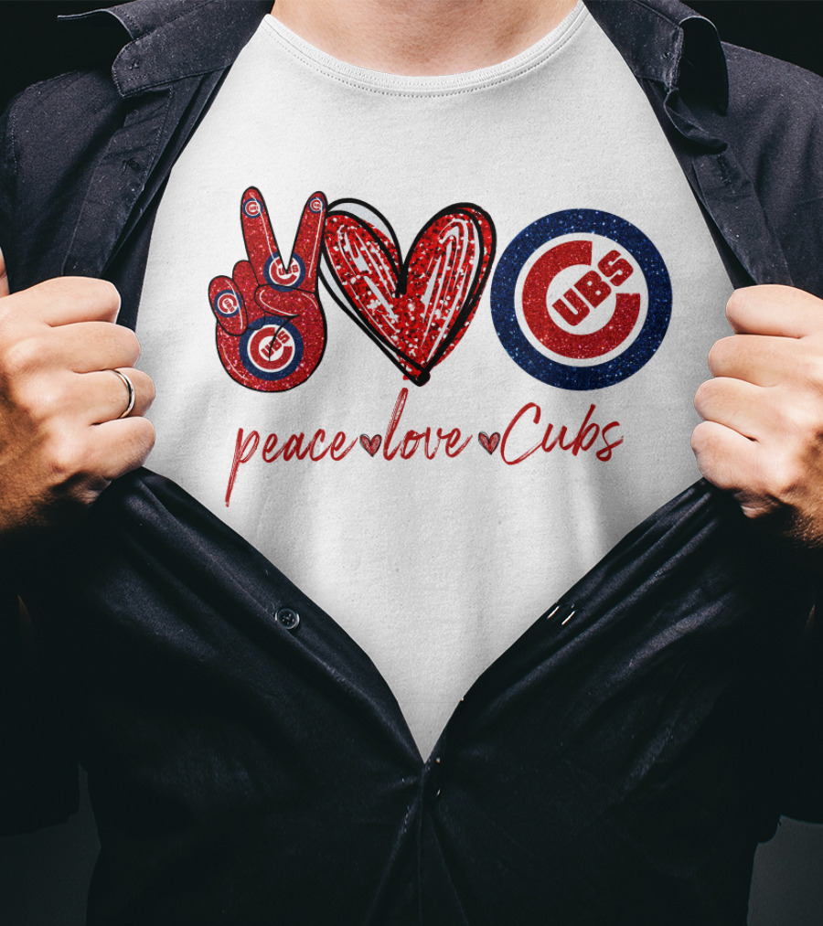 Peace Love Cubs T-Shirt