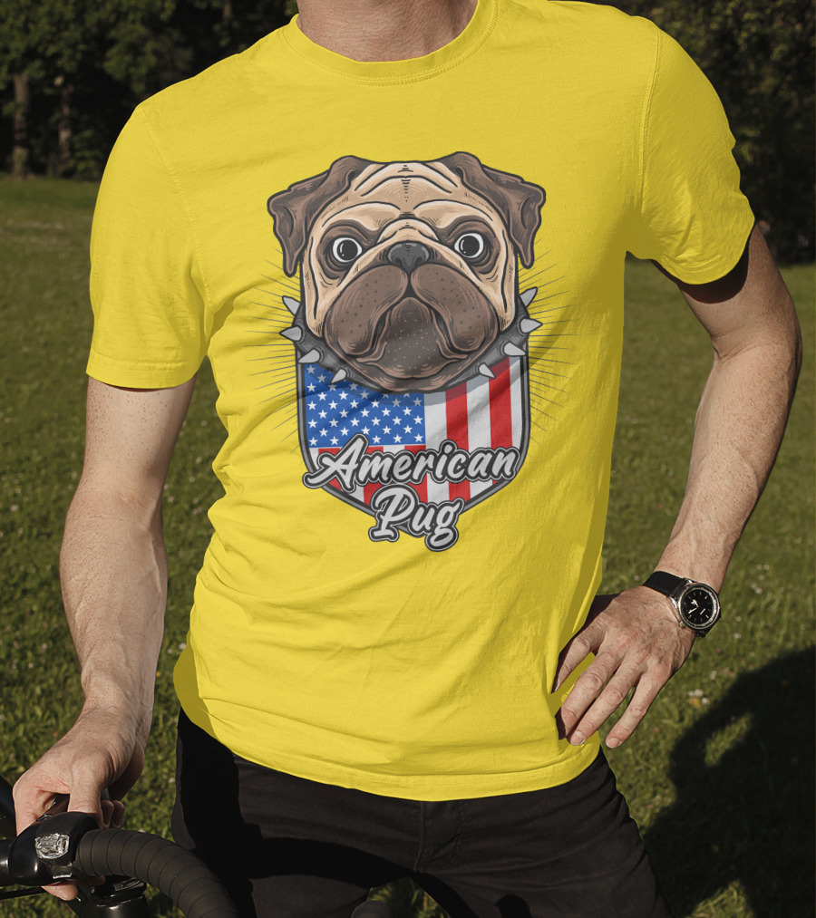 American Pug Bulldog USA T-Shirt