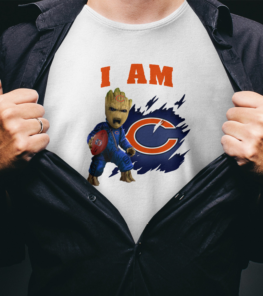 I Am Groot Chicago Bears Football C T-Shirt