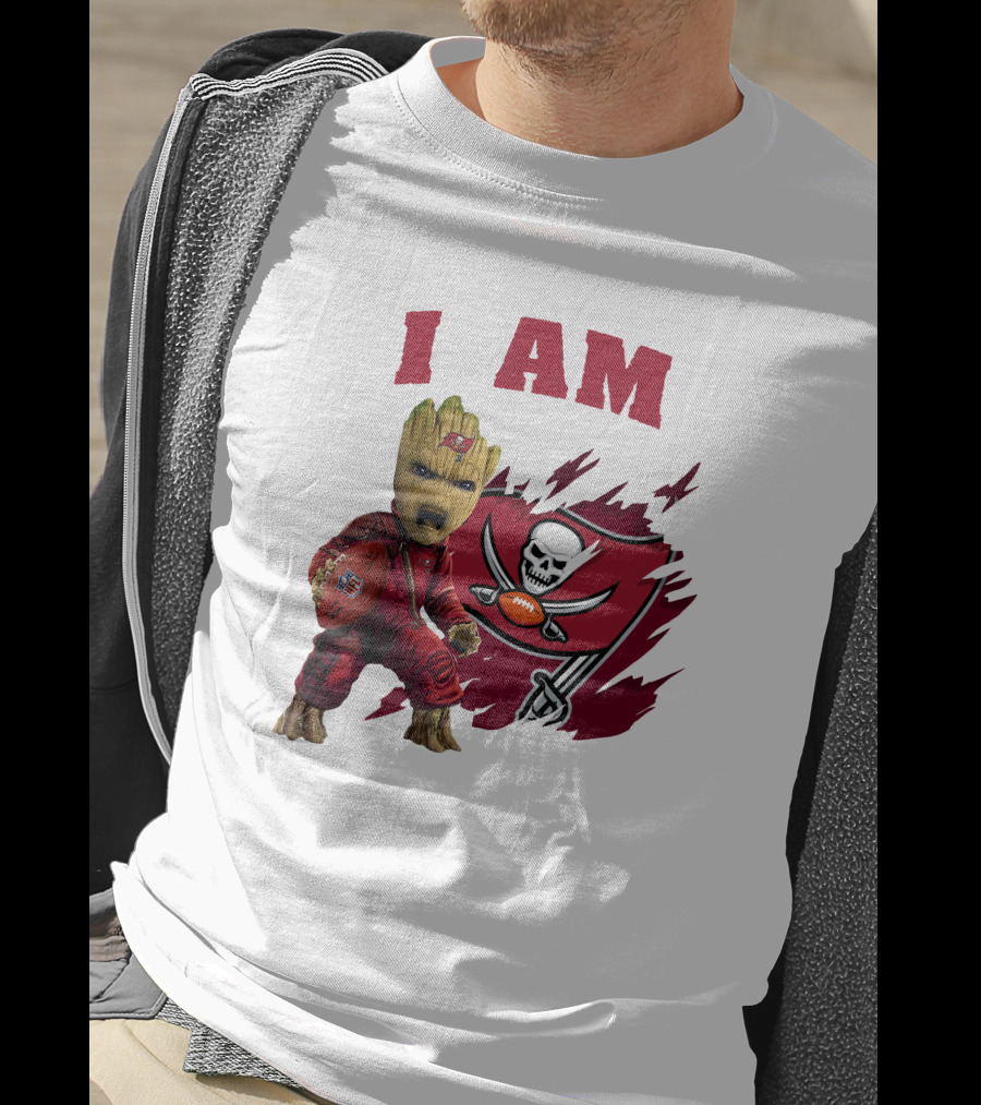 I Am Groot Buccaneers Football Fan T-Shirt