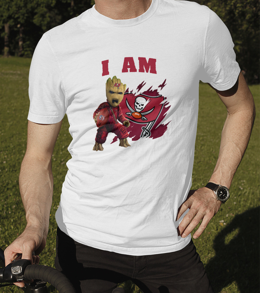 I Am Groot Buccaneers Football Fan T-Shirt