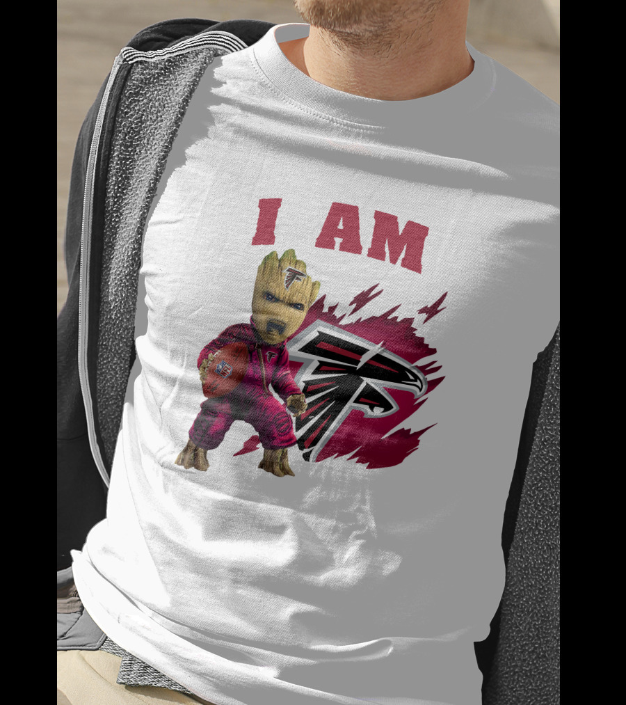 I Am Groot Atlanta Falcons Football Team Fan T-Shirt