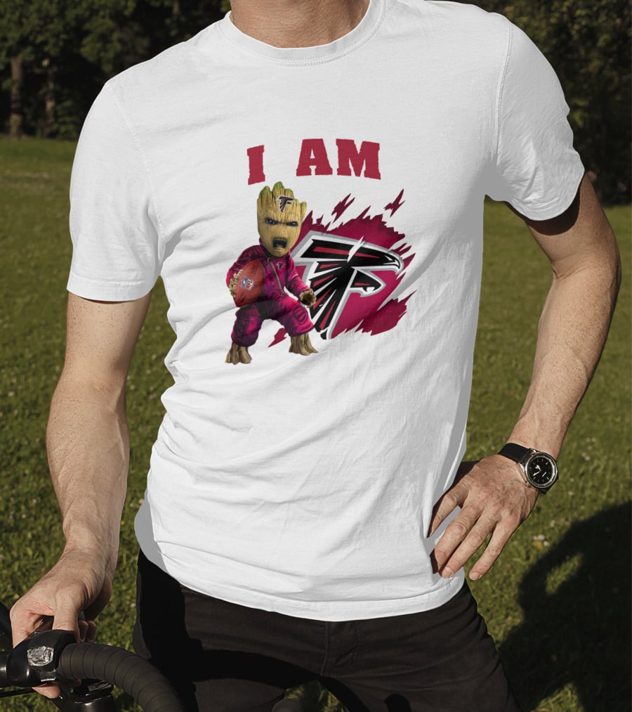 I Am Groot Atlanta Falcons Football Team Fan T-Shirt
