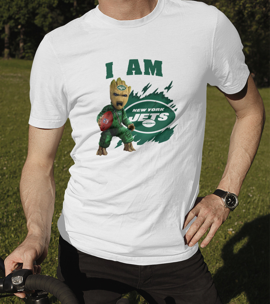 I Am Groot New York Jets Football Character T-Shirt
