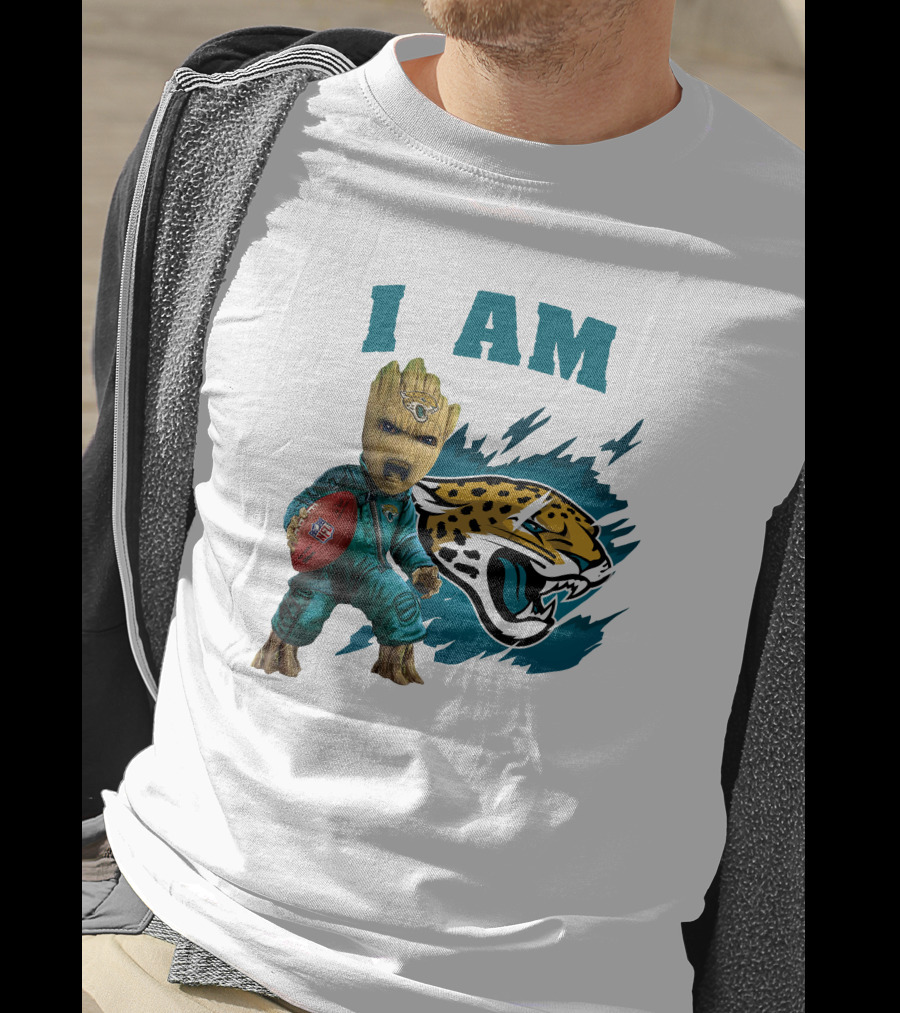I Am Groot Jacksonville Jaguars Football Fan T-Shirt