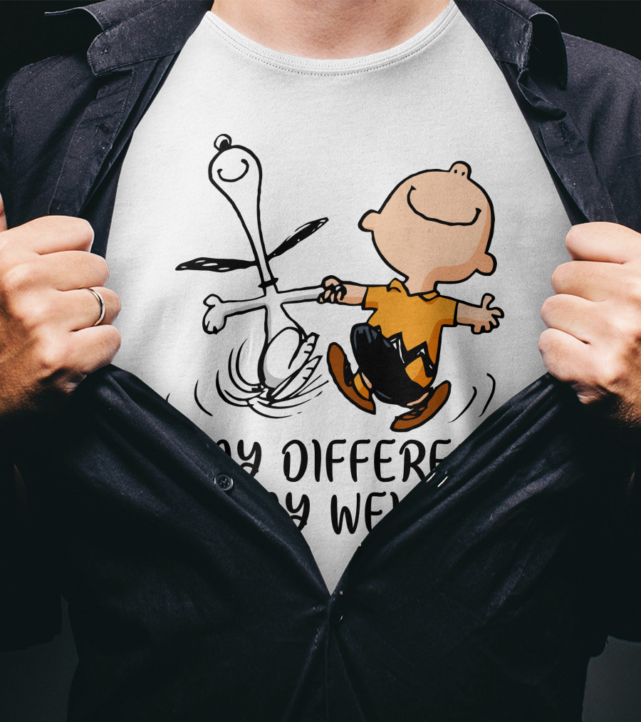 Stay Different Stay Weird Snoopy And Friends Dance T-Shirt