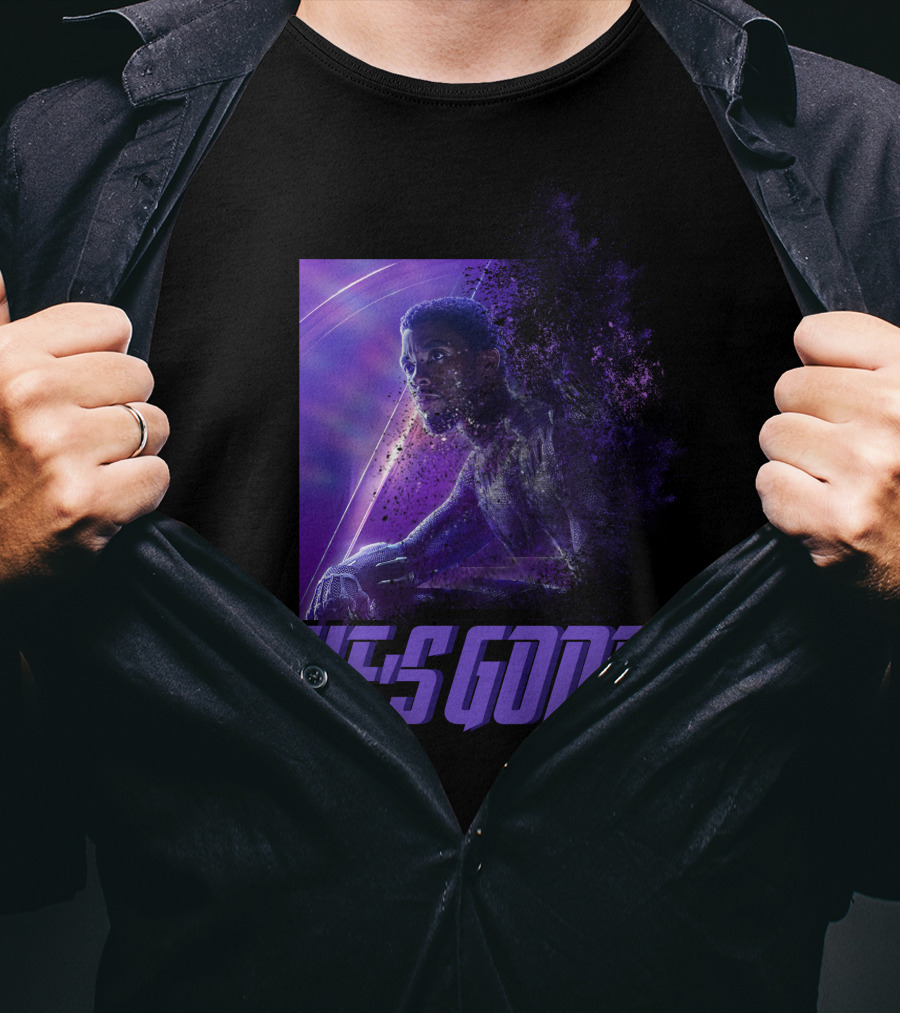 Black Panther He’s Gone Chadwick Boseman T-Shirt