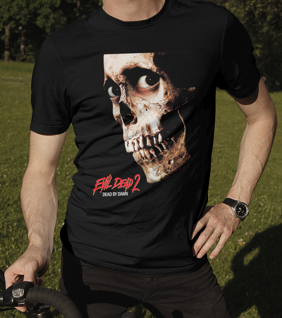 Evil Dead 2 Dead By Dawn Skull Face T-Shirt