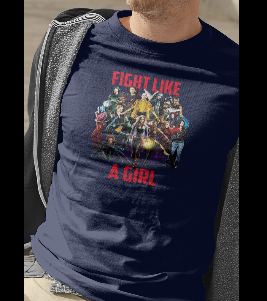 FIGHT LIKE A GIRL Marvel Heroes Empowerment Ensemble T-Shirt