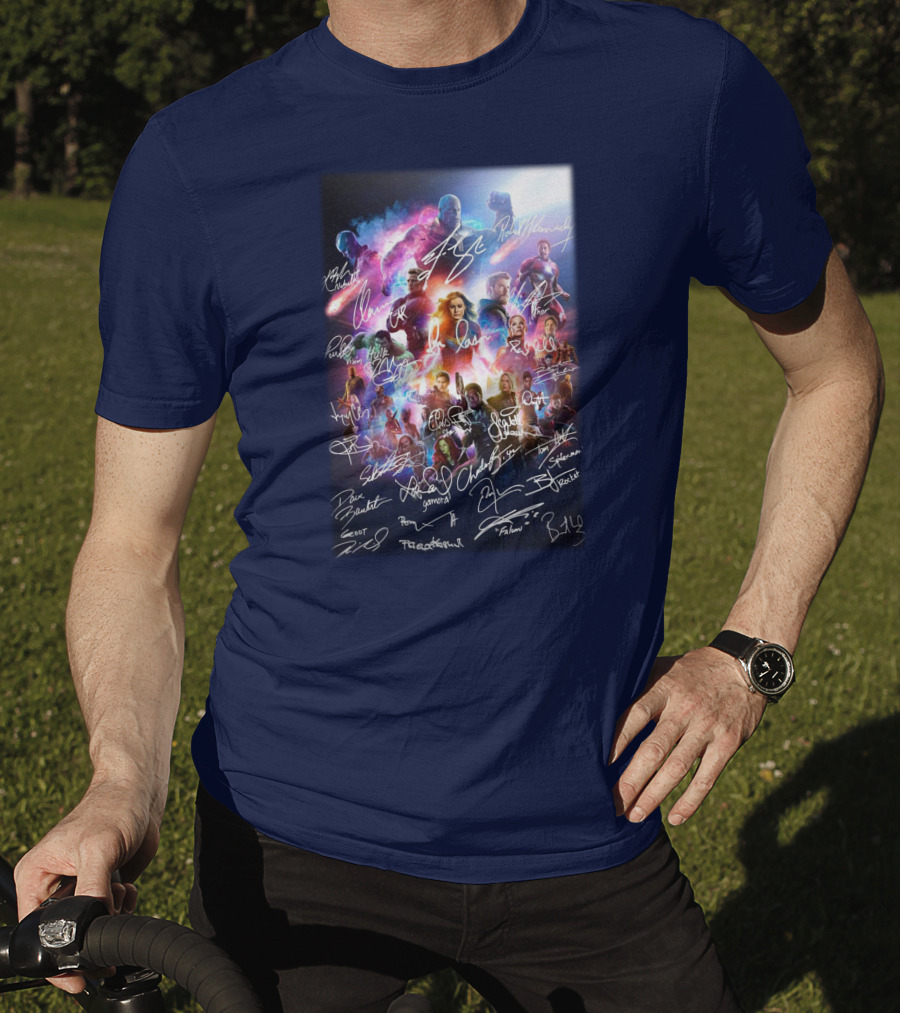 AVENGERS Marvel Cinematic Universe Cast T-Shirt