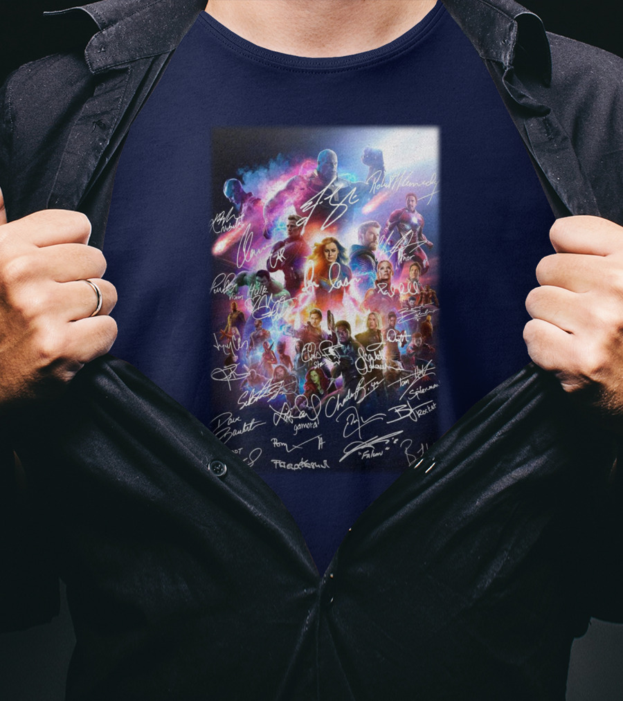 AVENGERS Marvel Cinematic Universe Cast T-Shirt
