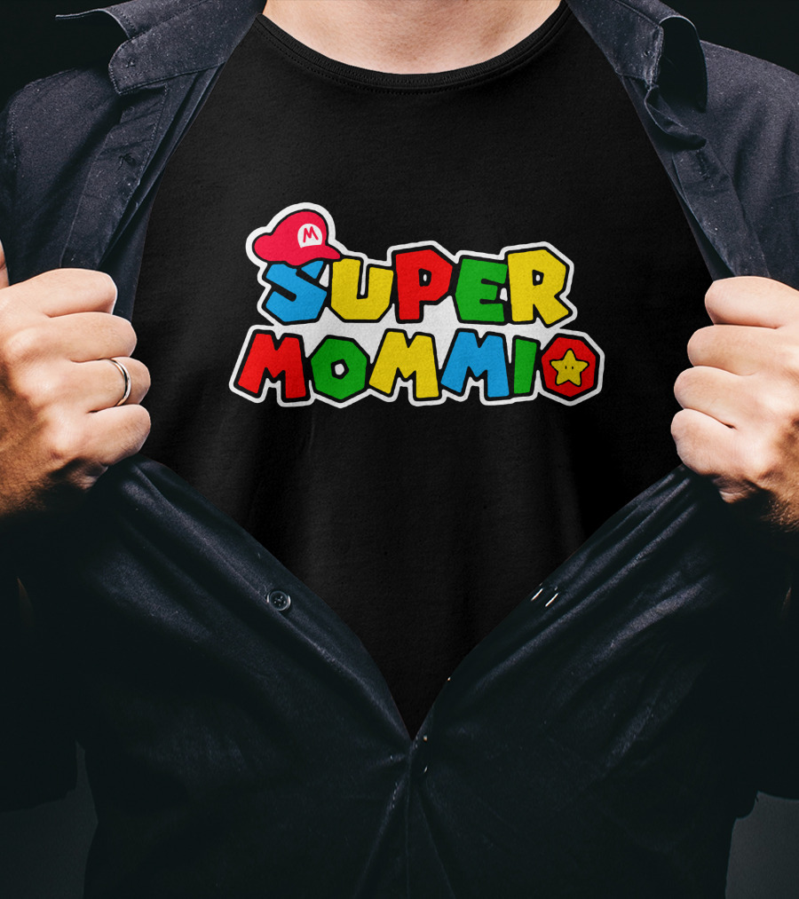 SUPER MOMMIO Mario-Inspired T-Shirt