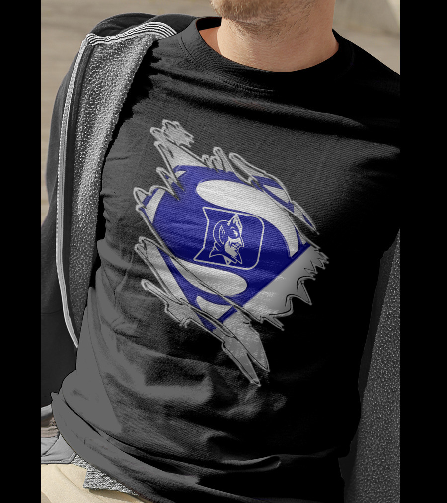 Duke Blue Devils Superman Icon T-Shirt