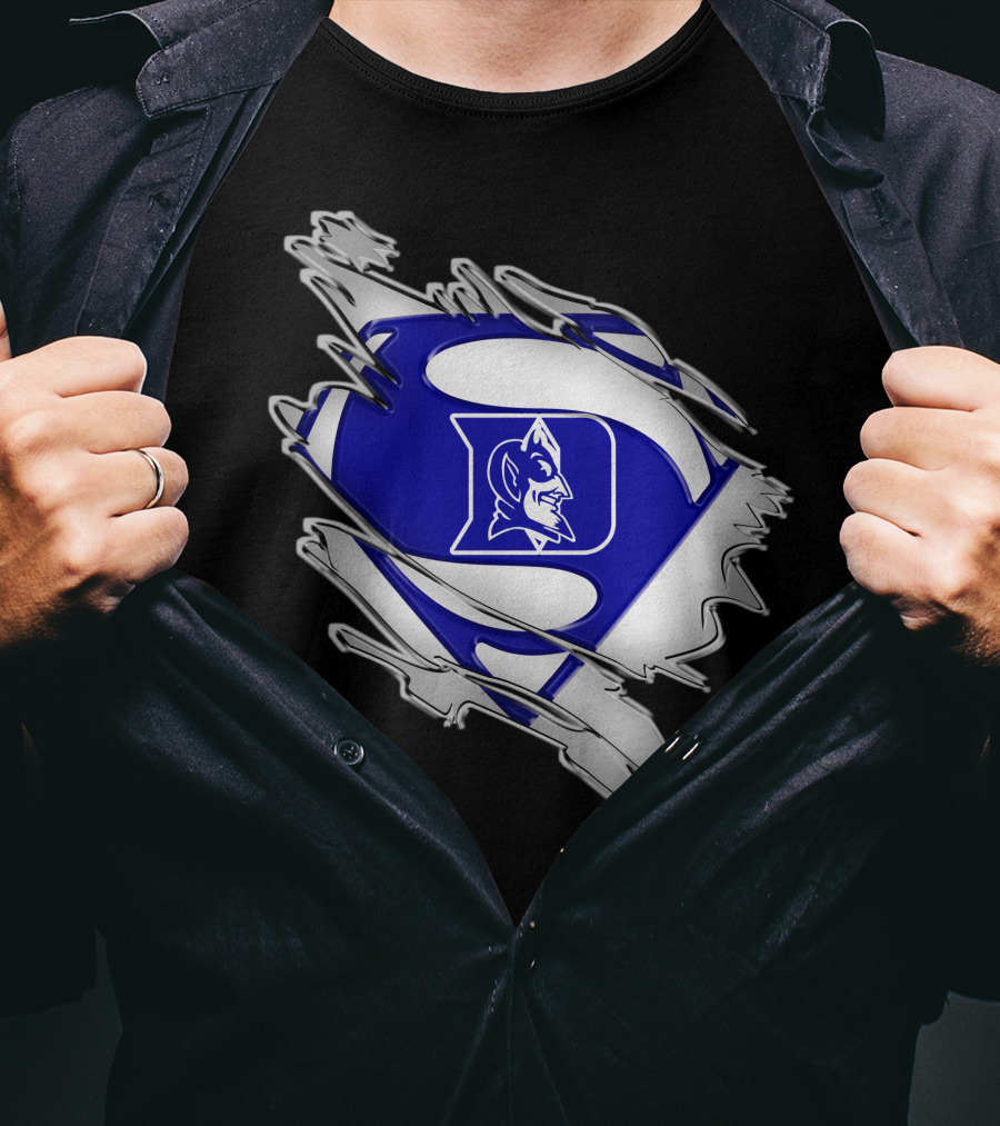 Duke Blue Devils Superman Icon T-Shirt