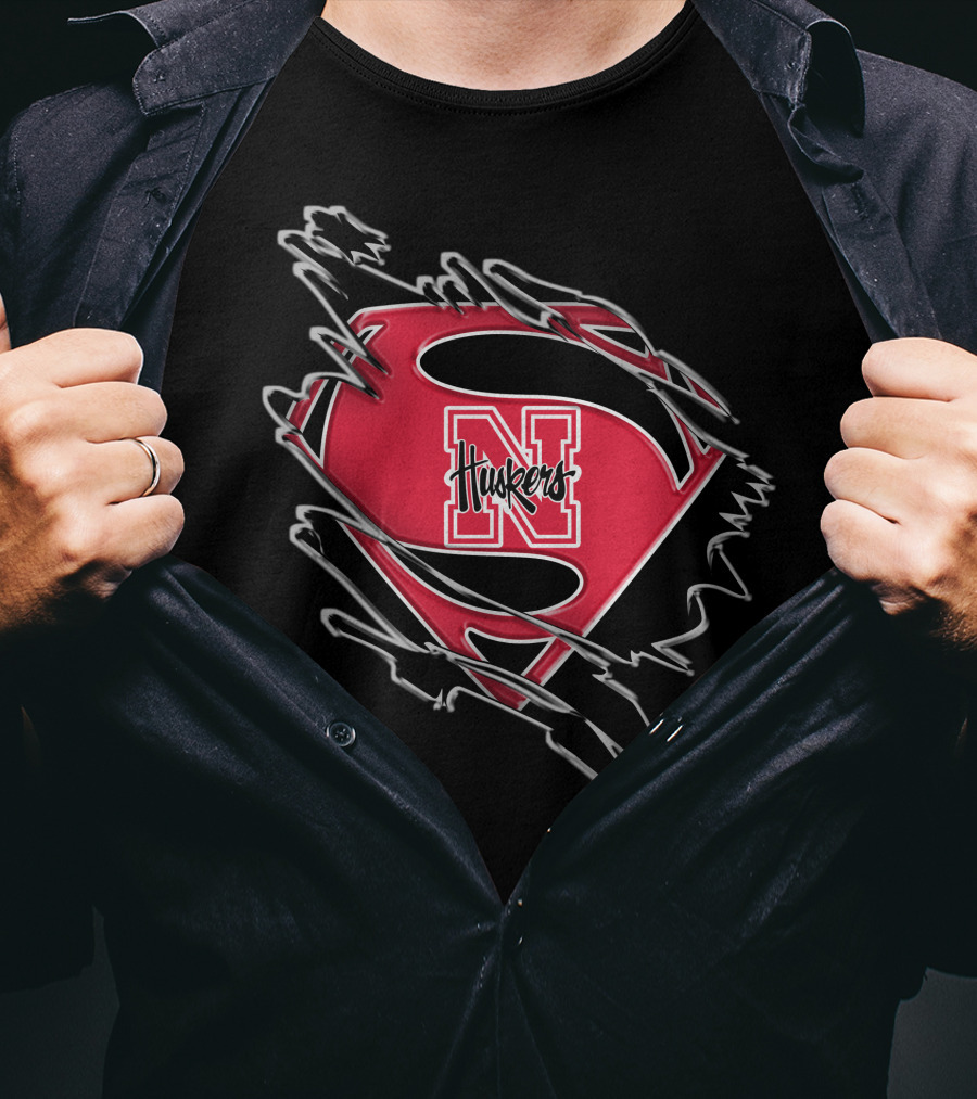 Nebraska Huskers Super Logo N T-Shirt