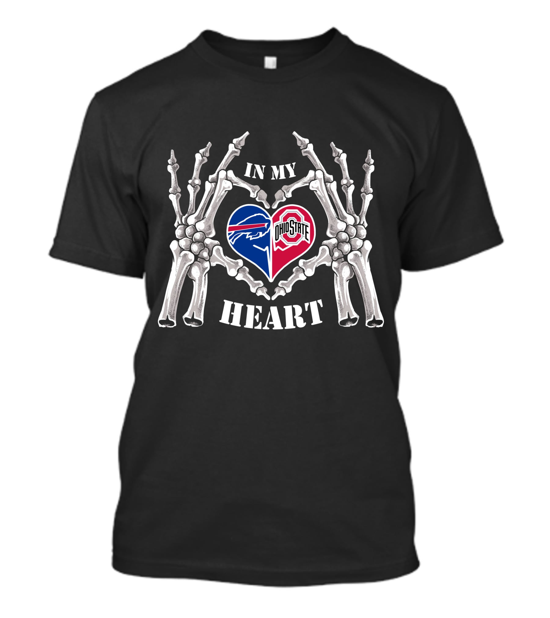 Buffalo Bills Ohio State Buckeyes In My Heart T-Shirt