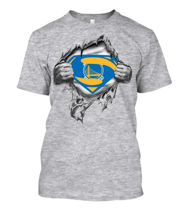 Golden State Warriors Superman Logo Fusion T-Shirt