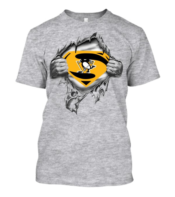Pittsburgh Penguins Super Logo Symbol Breakthrough T-Shirt