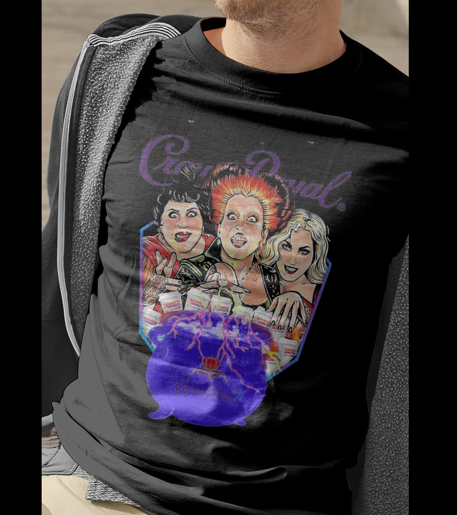 Crown Royal Halloween Hocus Pocus Witches Cauldron Magic T-Shirt