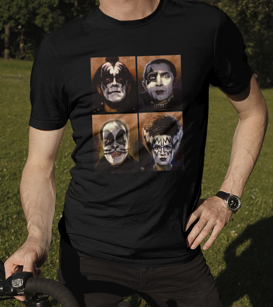 Monster Kiss Cats Quartet T-Shirt