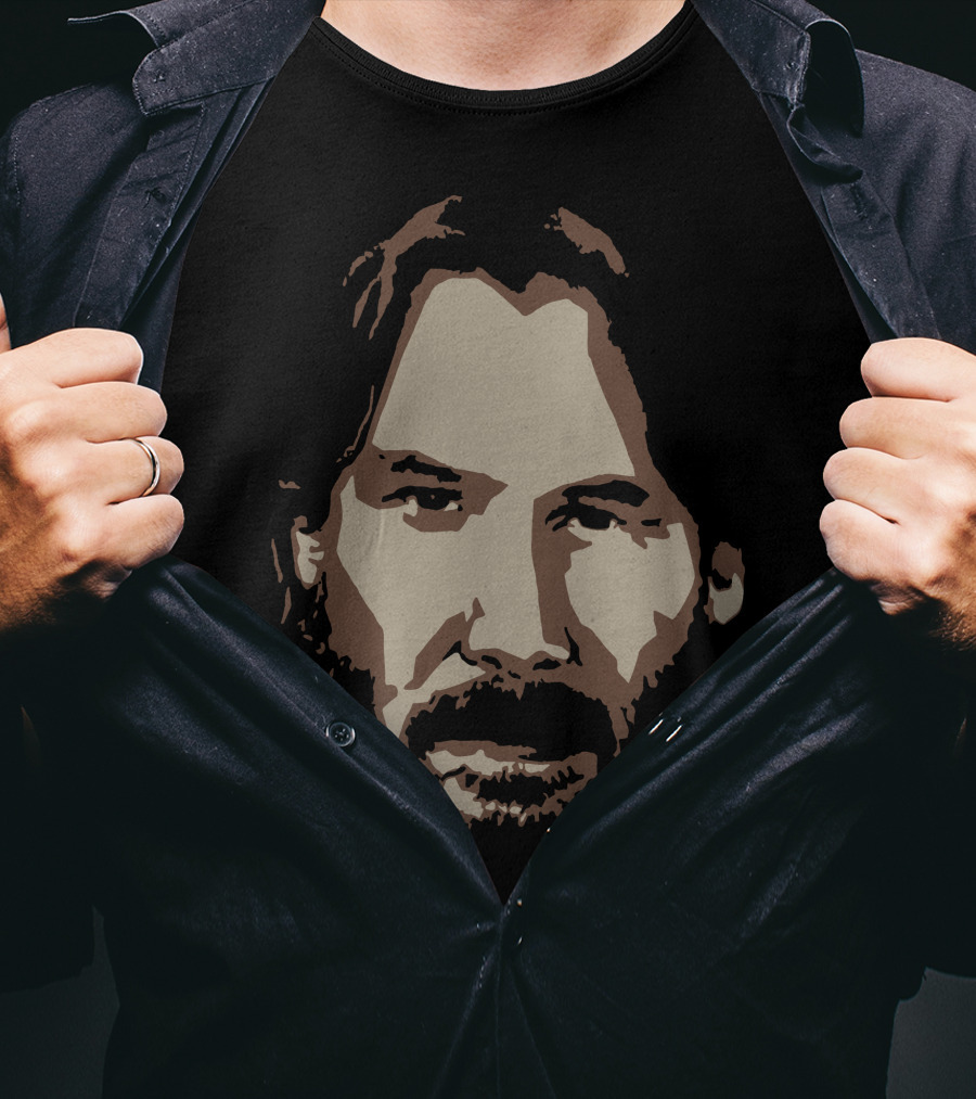 John Wick Movie Character Iconic Face T-Shirt