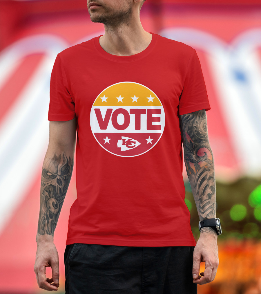 Kc Chiefs Vote Stars Emblem T-Shirt